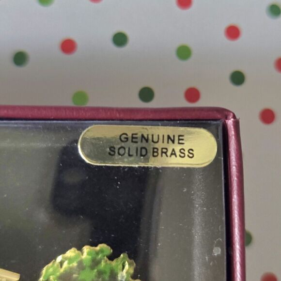 National‎ Treasures Transfer House Christmas Ornament Brass Travel Illinois - Picture 4 of 7